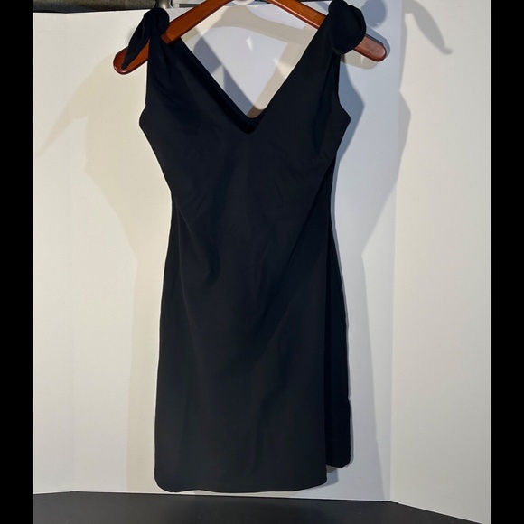 Susana Monaco Black Tie Shoulder A-Line Dress Black Size S - NWT - Picture 7 of 16
